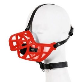 Museruola Sm MUZZLE STRAP Red