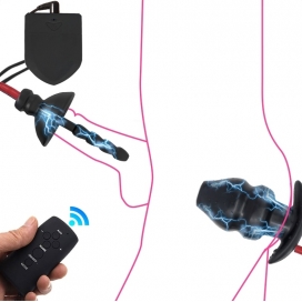 Wireless Electric Shock Anal & Penis Plug S