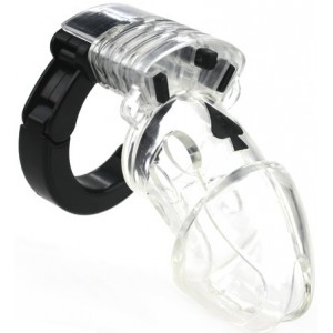 CockLock Adjustable chastity cage 10 x 3.5cm Clear