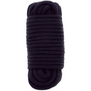 BondX Bondage Rope Fine 10 m Black