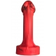 Mushroom Head Colorful Realistic Dildo RED