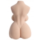 Masturbator Bust met Gelede Penis Shemale Sex 17cm 