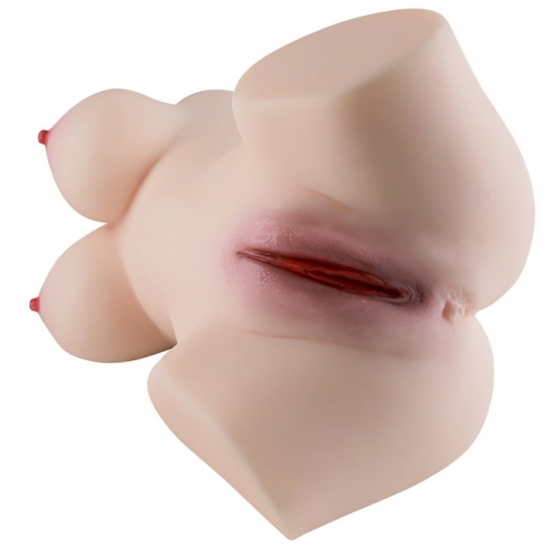 Masturbador Busto Mini Scarlett Vagina-Anus