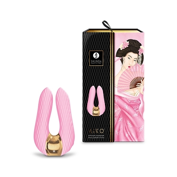 Shunga Aiko Duplo Estimulador Íntimo Rosa