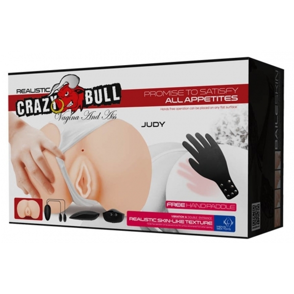 Crazy Bull Judy Masturbador Vibrador de Nalgas