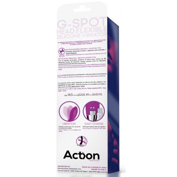 Vibro G-Spot Flex 12 x 4cm Purple