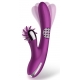 Vibro Rabbit rotante doppio 10 x 3,5 cm viola