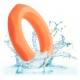 Cockring Silicone Sexagon Alpha 37mm Arancione