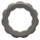 Cockring Anillo erecto silicona Alpha 37mm Gris