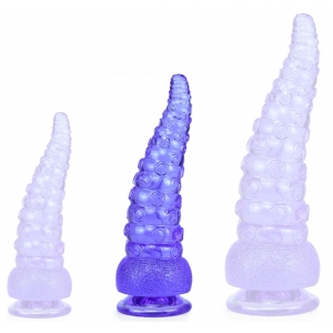 ToppedMonster Dildo Winkle M 16 x 5,5cm Paars