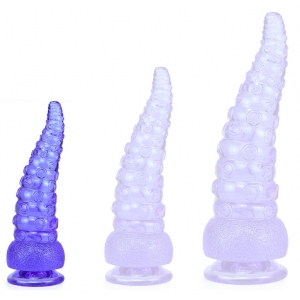 ToppedMonster Dildo Winkle S 13.5 x 4.5cm Purple