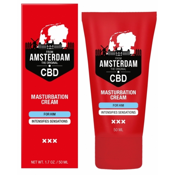 Crème de masturbation au Cbd Amsterdam XXX 50ml