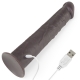 Dildo Vibratório Big Rotacock 24 x 5cm Castanho