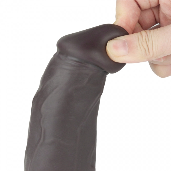 Dildo vibrante Rotacock 22 x 5cm marrone