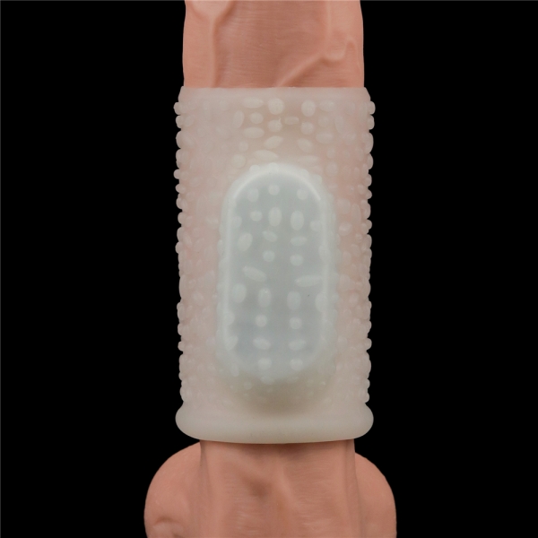 Anillo Knights Goteo Funda Vibradora para el Pene 10cm