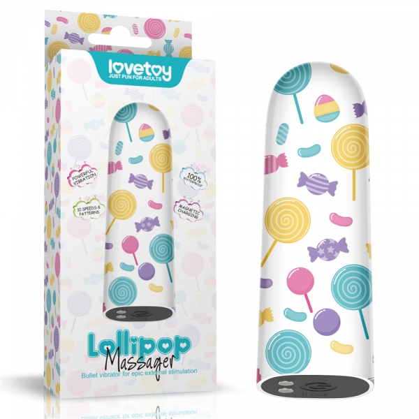 Mini Vibro Lollipop LoveToy 10 Vibrações