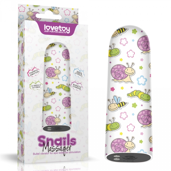 Mini Caracóis Vibro LoveToy 10 Vibrações