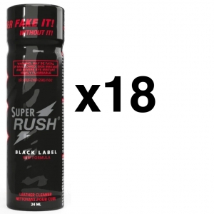 BGP Leather Cleaner SUPER RUSH ETIQUETA NEGRA Tall 24ml x18