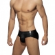 Neon Shiny Brief Black