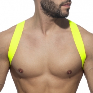 Addicted Spider Neon Yellow Elastic Harness