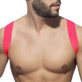 Spider Neon Pink Elastic Harness