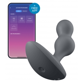 Deep Diver Satisfyer Connected Vibrating Plug 8 x 3.3cm Black