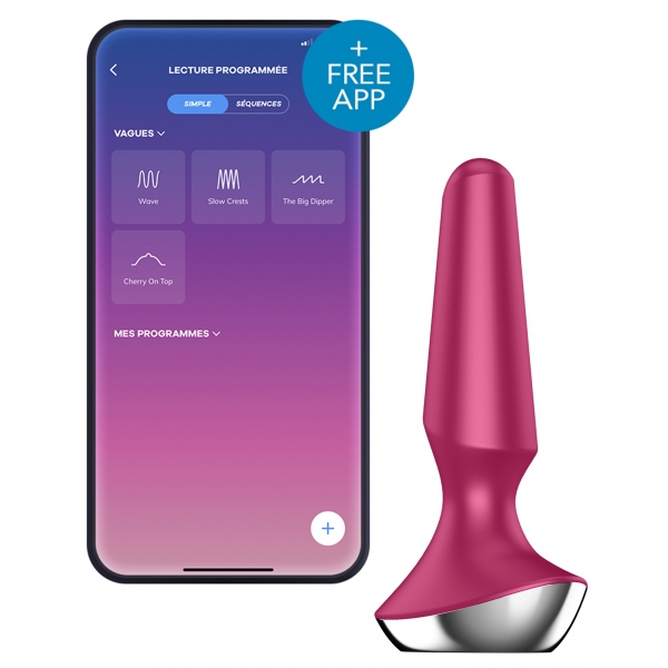 Plug Vibrant Ilicious 2 Satisfyer 10 x 3cm Violett