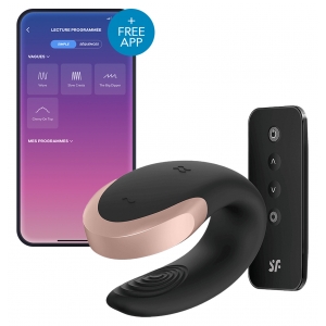 Satisfyer Stimulateur connecté Double Love Luxury Couples