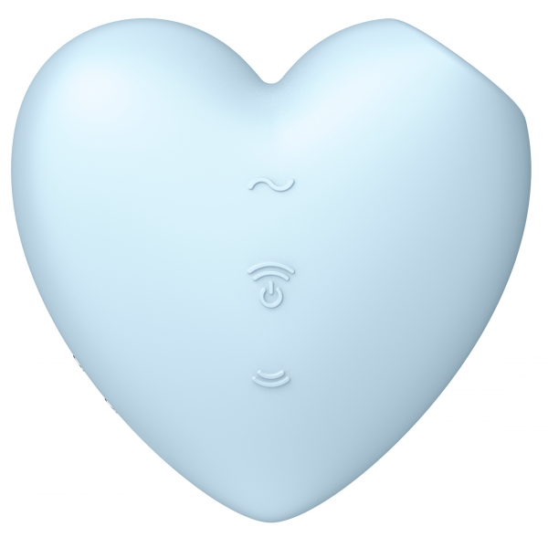 Estimulador de clitóris azul Cutie Heart Satisfyer