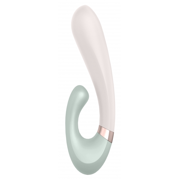 Estimulador del Punto G Heat Wave Satisfyer Connected 14 x 3,5cm Menta