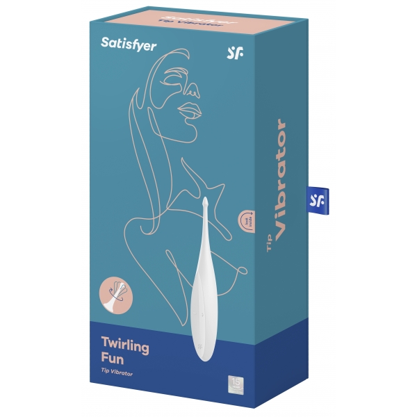 Twirling Fun Satisfyer 17cm Blanco