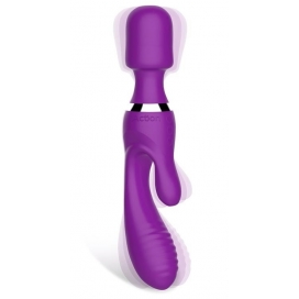 Vibro and Wand Fifteen Action Violet