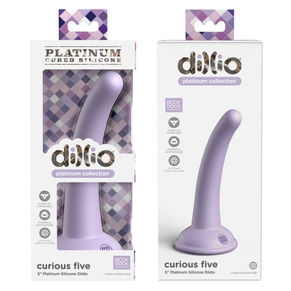 Dildo Curious Five 13 x 2.5cm Malve