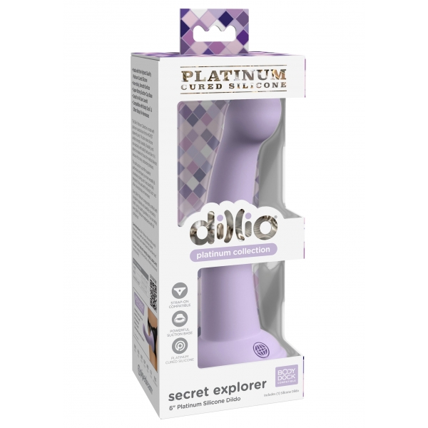 Dildo Secret Explorer 16 x 3,5cm Roxo