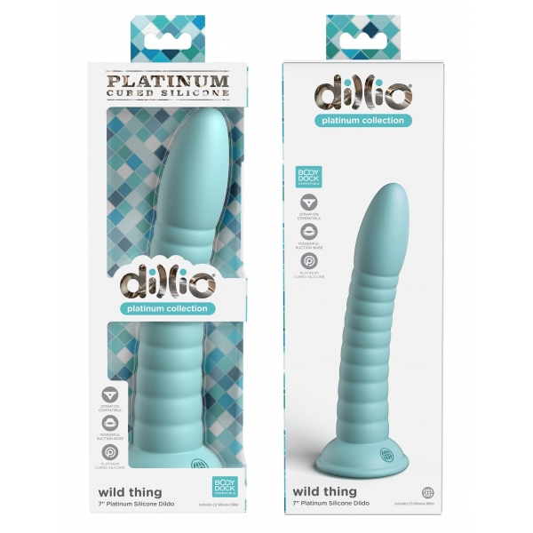 Gode Silicone Wild Thing 18 x 3.5cm Turquoise
