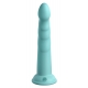 Dildo de Silicone Slim Seven 18 x 3,6cm Turquesa