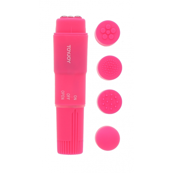 Mini stimolatore clitorideo rosa Funky Massager