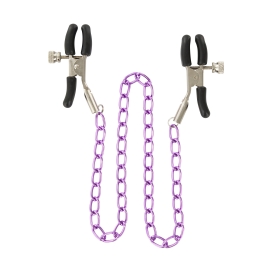 Pinces pour tétons Nipple Chain Purple
