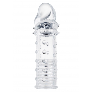 Manpower TOYJOY Penis Sleeve Stud Sleeve 15 x 4.2cm Transparent