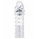 Penis Sleeve Stud Sleeve 15 x 4.2cm Transparent