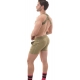 Matt Pop Khaki elastic harness