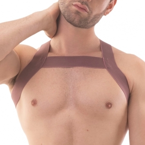 Barcode Berlin Harness Matt Pop Brownishpurple