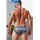 Feed Me Swim Briefs Preto-branco