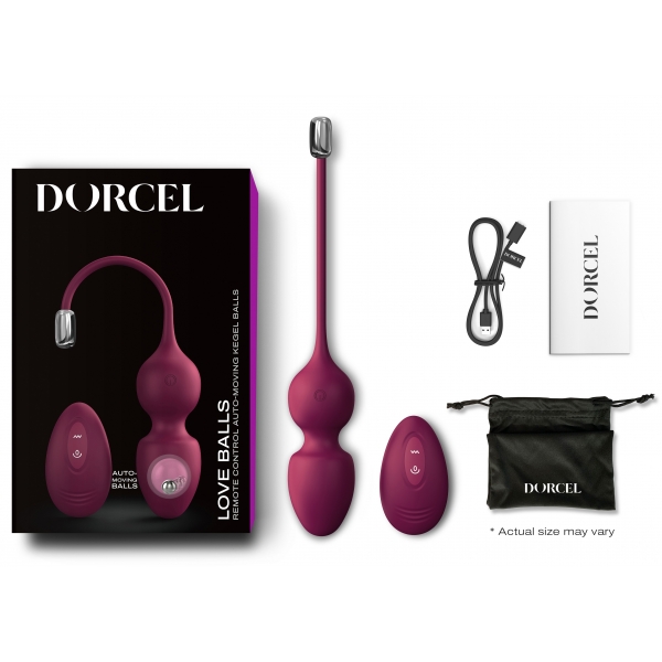 Huevo Vibrador Bolas del Amor Dorcel 9 x 3.5cm Morado