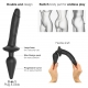 Plug Dildo Switch Realistico Strap-On-Me L 16 x 3,4 cm Nero