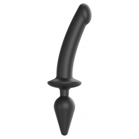 Plug Dildo Switch Strap-On-Me XXL 18 x 4cm Schwarz