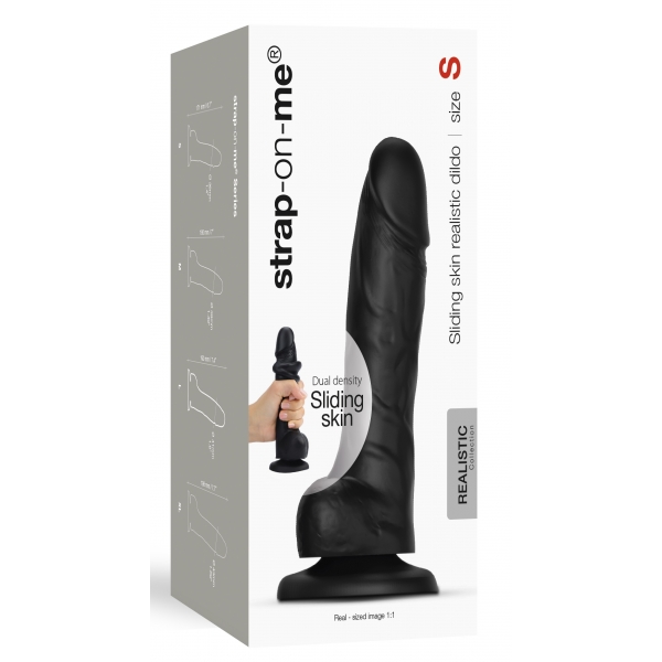 Dildo Sliding Skin Strap-On-Me S 13 x 3.7cm Black