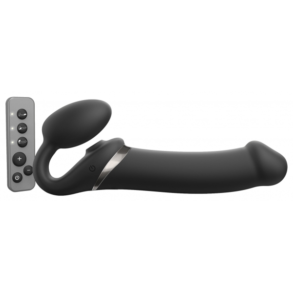 Dildo Multi Orgasmo Strap-On-Me XL 16 x 4,7 cm Nero