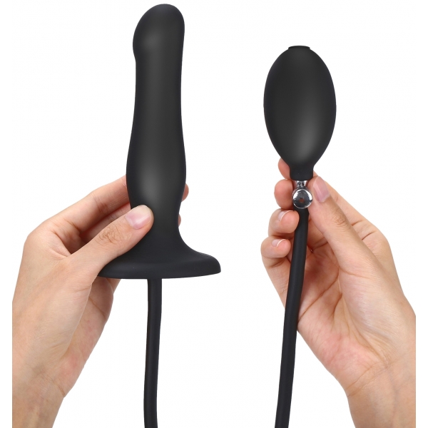 Dildo Insuflável de Plugue Dildo com Correia 19 x 6cm