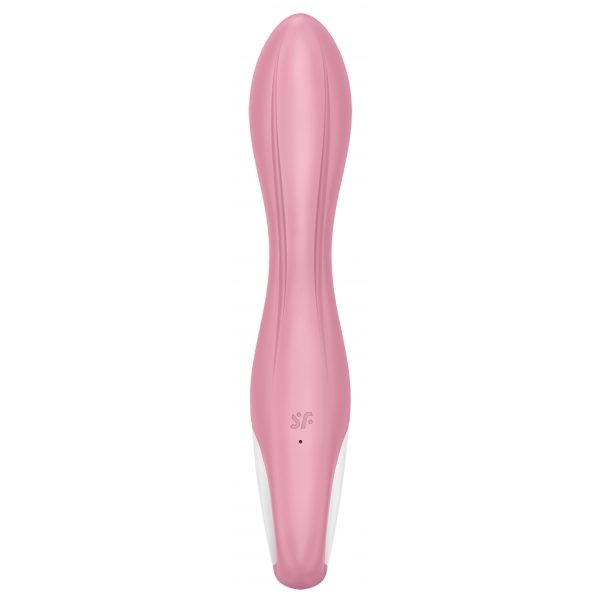 Bomba de Aire Vibrador Hinchable 2 Satisfyer 12 x 3.5cm Rosa